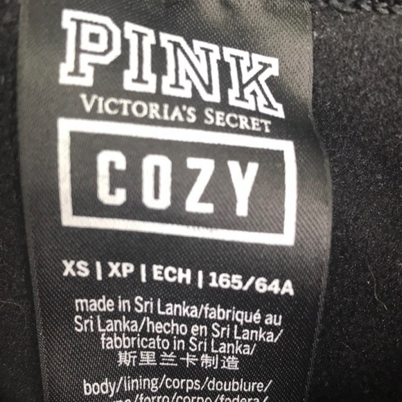 PINK VICTORIA’S SECRET Cozy Logo Leggings sz XS - Picture 6 of 9